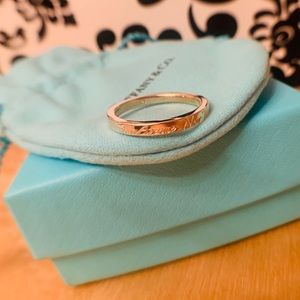 Tiffany & Co. Sterling Silver Tiffany Notes Ring